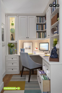 دفتر کار خانگی خود را طراحی کنید و از کار کردن لذت ببرید!